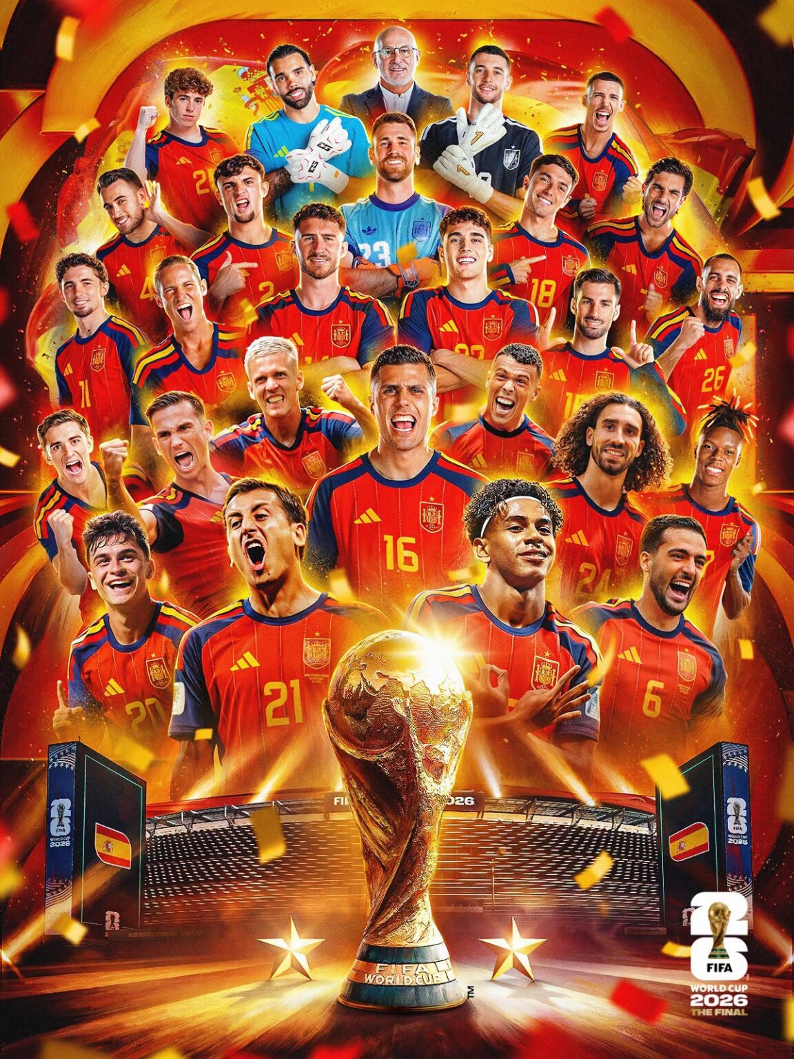 CM 2026: Spania este noua campioană mondială. Foto: FIFA World Cup - Jurnalul Olteniei – Știri din Craiova și Oltenia CM 2026: Spania este noua campioană mondială. Foto: FIFA World Cup