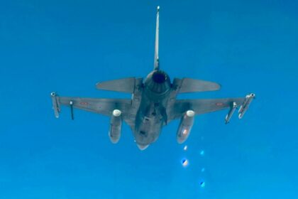 Dronă neutralizată de F-16: Imagini din misiune