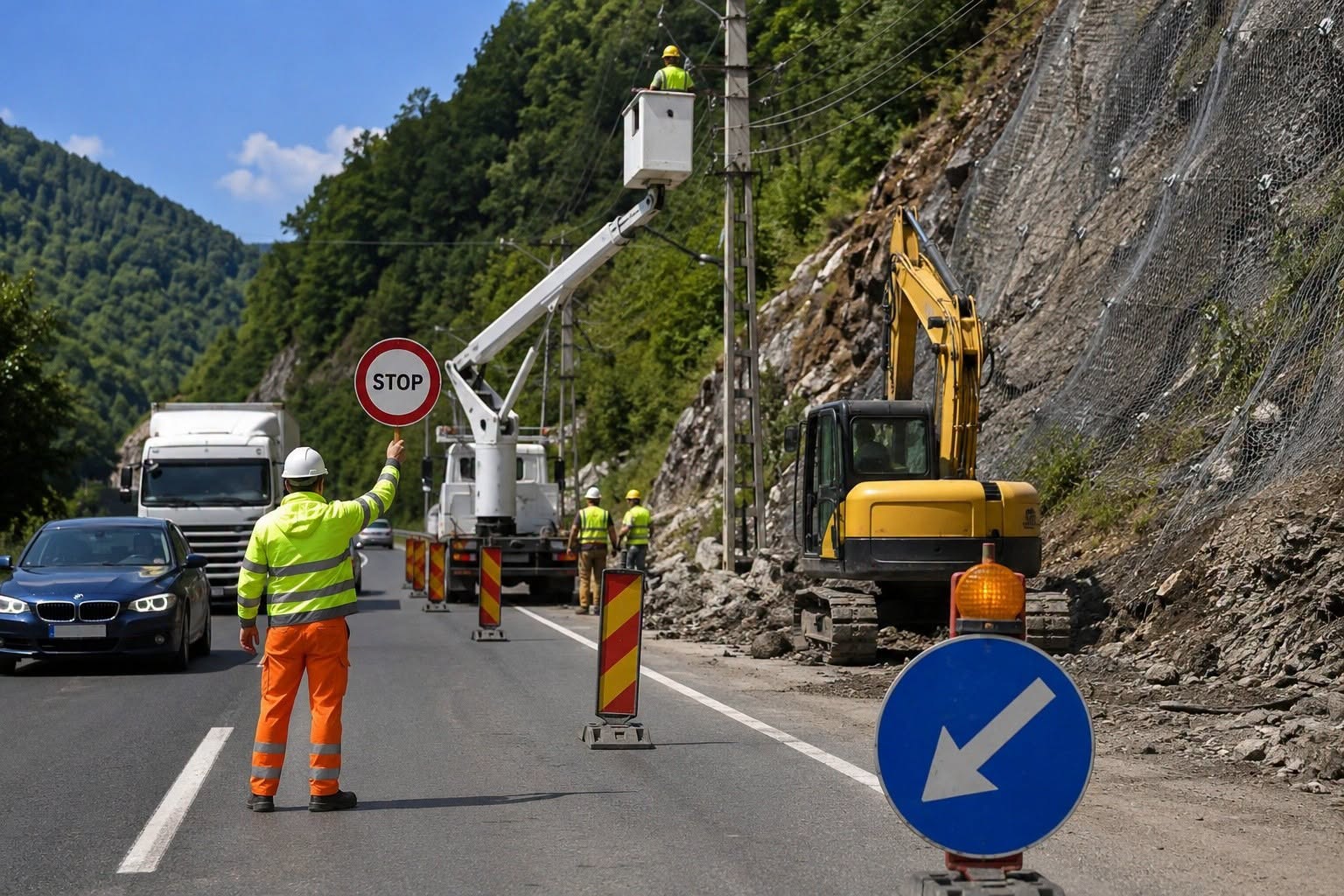 DRDP Craiova: Restricții pe Centura Călimănești
