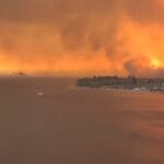 Incendii devastatoare în Grecia și Turcia. Foto: Facebook/ Consulatul General al României la Salonic