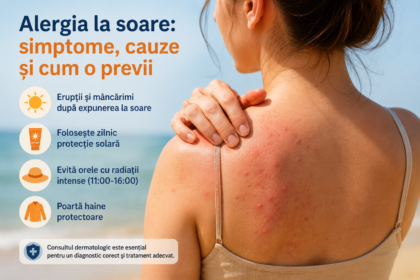 Alergia la soare: simptome, cauze și cum o previi