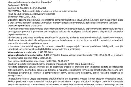 Press release header with EU flag, Romanian government seal, Regio logo and 'Comunicat de presă' title.