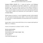 Official Romanian press release header with EU logos and document title about the PNRR funding (July 2026).