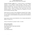 Comunicat de presă românesc despre finalizarea proiectului SEE.TRY.BUY. COMPANY S.R.L. și detaliile de contact ale persoanei de contact.