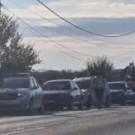 Accident în lanț pe un drum național din Gorj