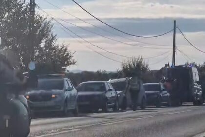 Accident în lanț pe un drum național din Gorj