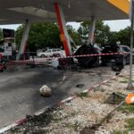 Accident în Dolj: Staţie peco distrusă de două maşini