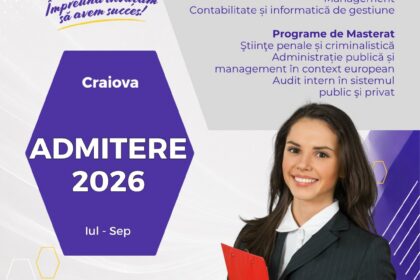 Pregăteşte-te pentru un viitor profesional de succes aplicând la Facultatea de Științe Juridice, Economice și Administrative Craiova