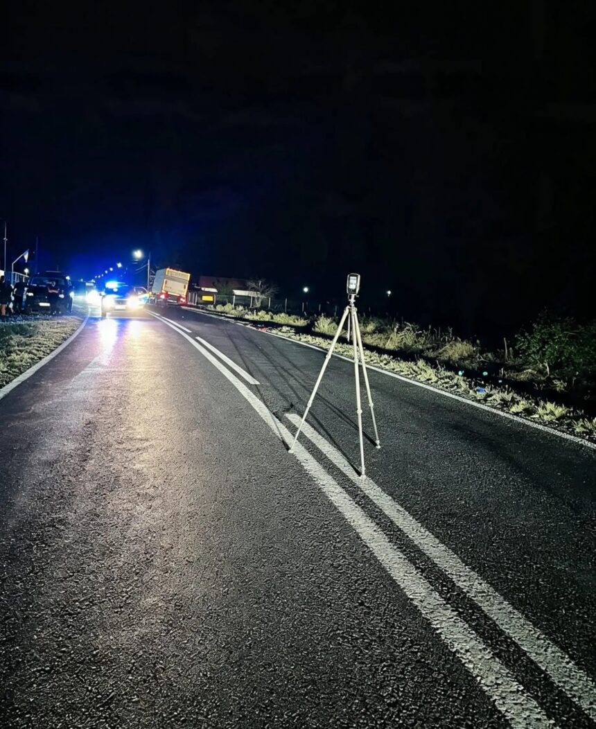 Accident grav lângă Teasc. Foto: IPJ Dolj