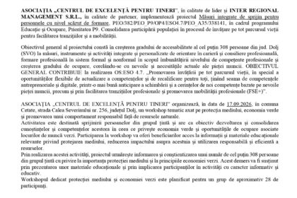 Header of a Romanian press release with EU flag logo and the title 'COMUNICAT DE PRESĂ' beside a blue banner and government seal logos.