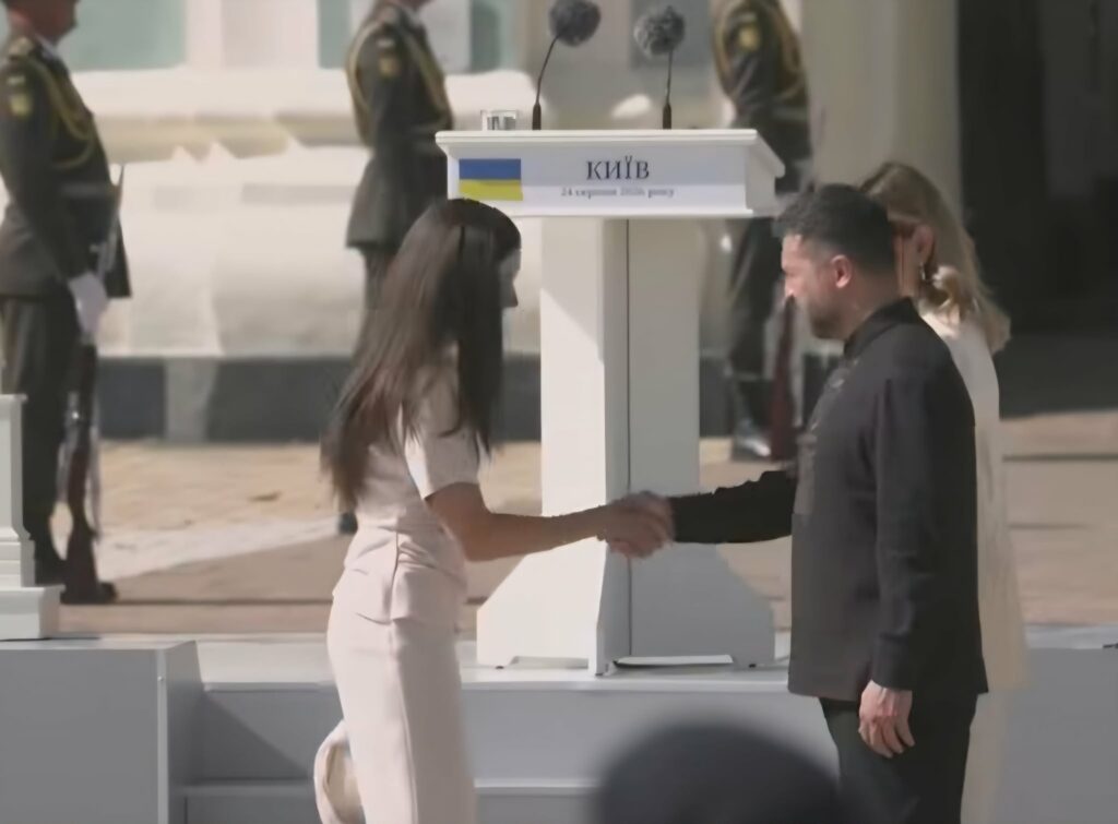 Mirabela Grădinaru, vizită la Kiev de Ziua Independenței