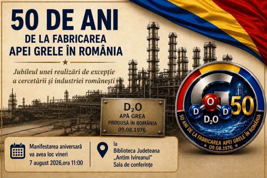 Vâlcea marchează 50 de ani de la fabricarea apei grele