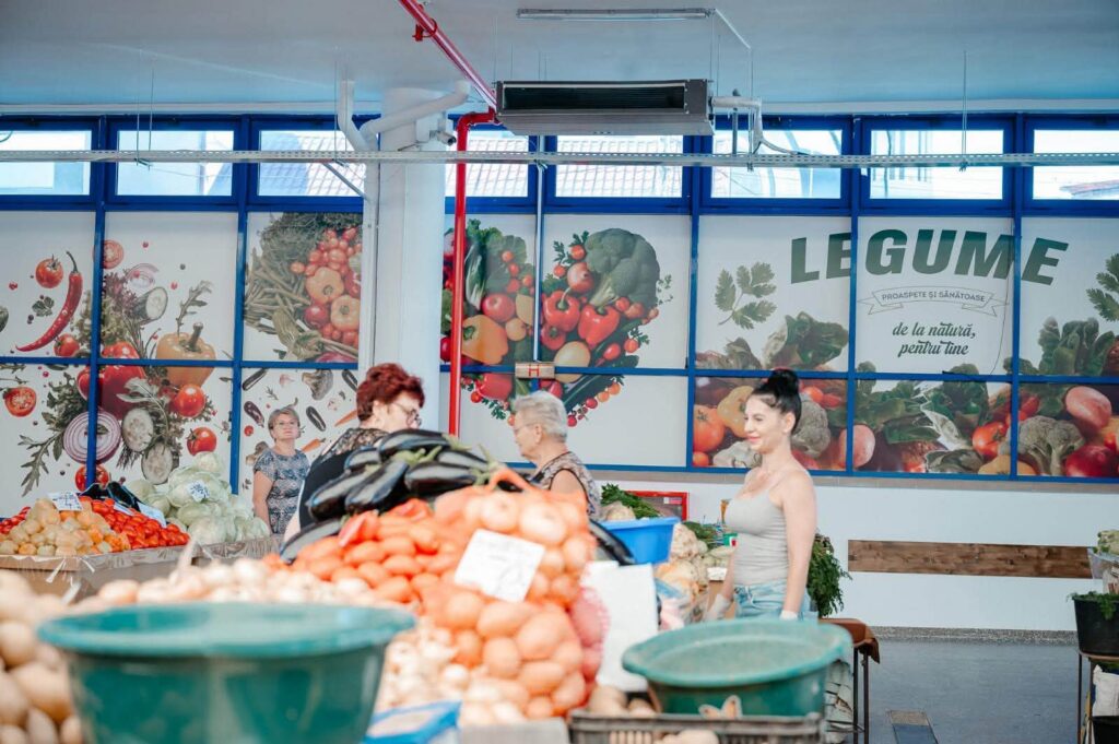 Investiție pentru o piață mai modernă și produse locale