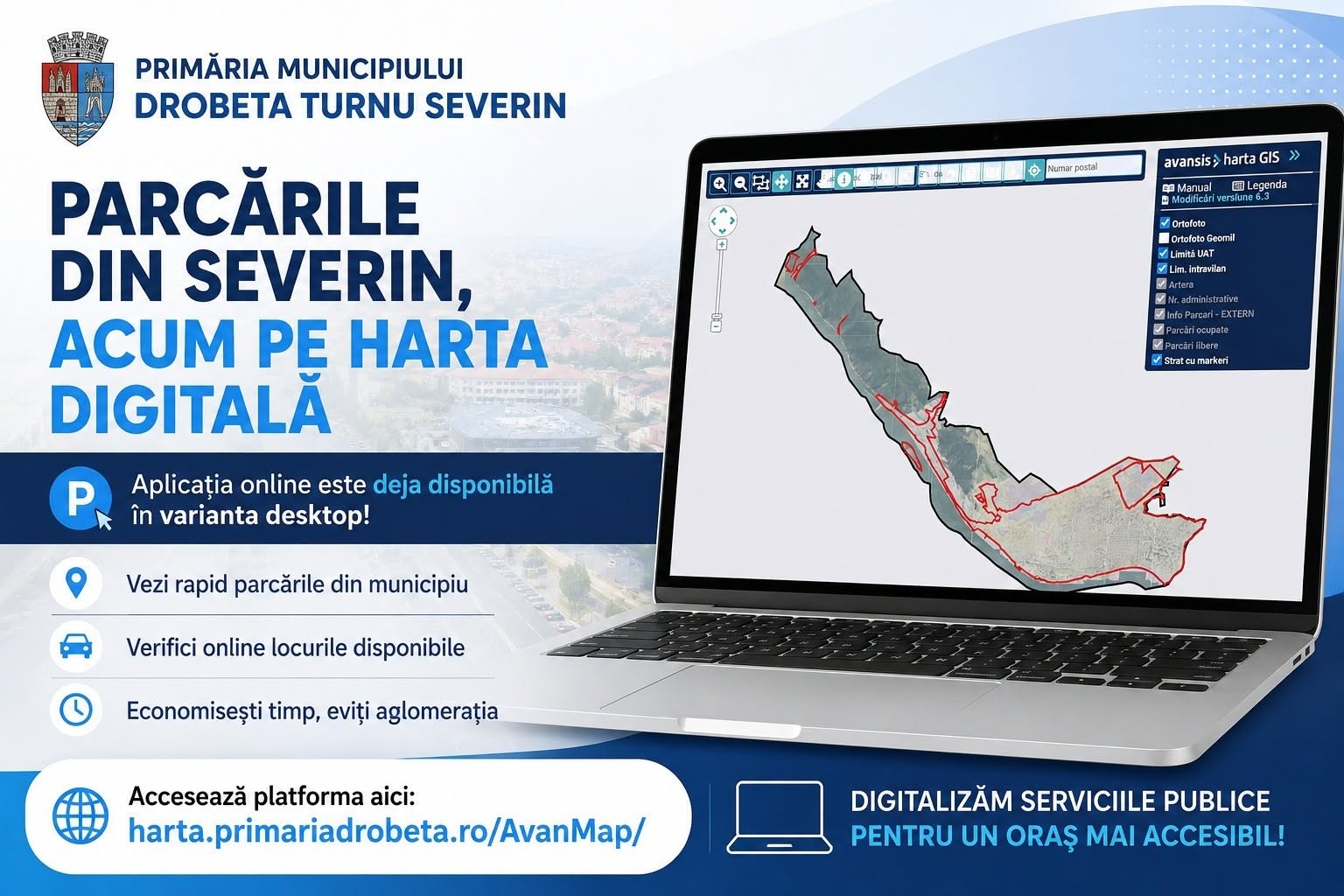 Harta parcărilor din Drobeta, disponibilă online - Jurnalul Olteniei – Știri din Craiova și Oltenia Harta parcărilor din Drobeta, disponibilă online