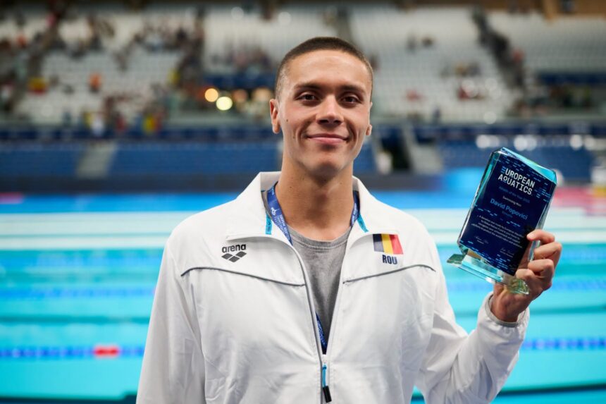 David Popovici, cel mai bun înotător din Europa