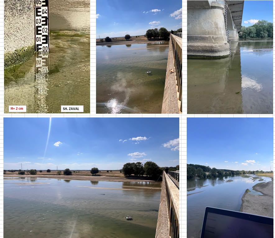 Râul Jiu a atins cel mai scăzut nivel din istorie. Foto: Facebook/ Apele Române Jiu - Jurnalul Olteniei – Știri din Craiova și Oltenia Râul Jiu a atins cel mai scăzut nivel din istorie. Foto: Facebook/ Apele Române Jiu