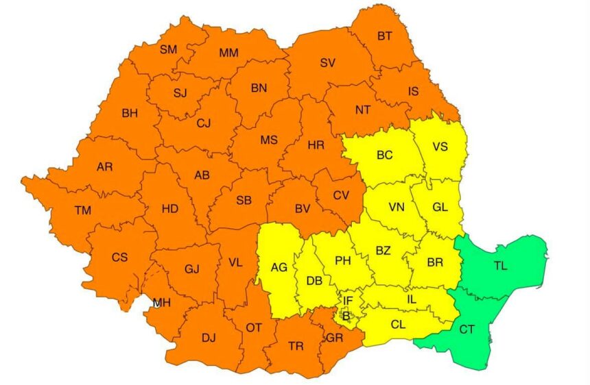 Caniculă în Oltenia: temperaturi de până la 40°C