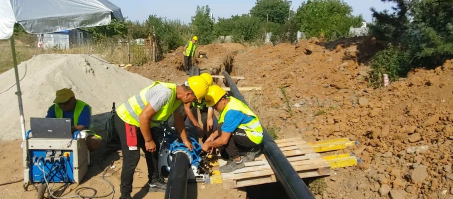 Spitalul Regional: Lucrările pentru alimentarea cu apă avansează