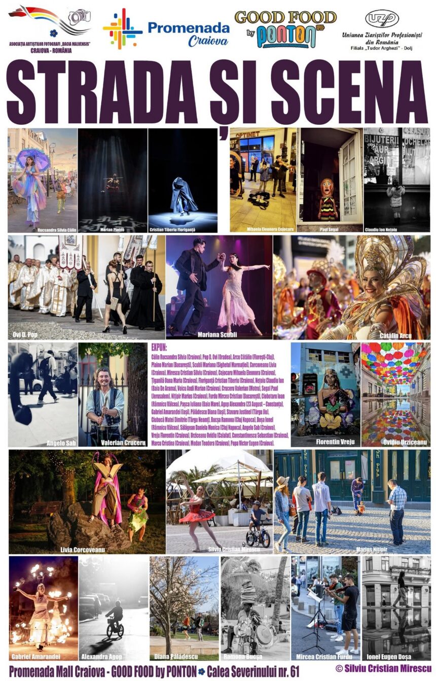 „Strada și scena”, expoziție de fotografie în Craiova