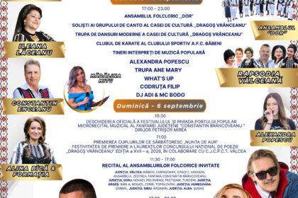 Festivalul „La Izvorul Dorului” revine la Băbeni