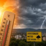 ANM: Coduri galbene de caniculă și furtuni, în Oltenia