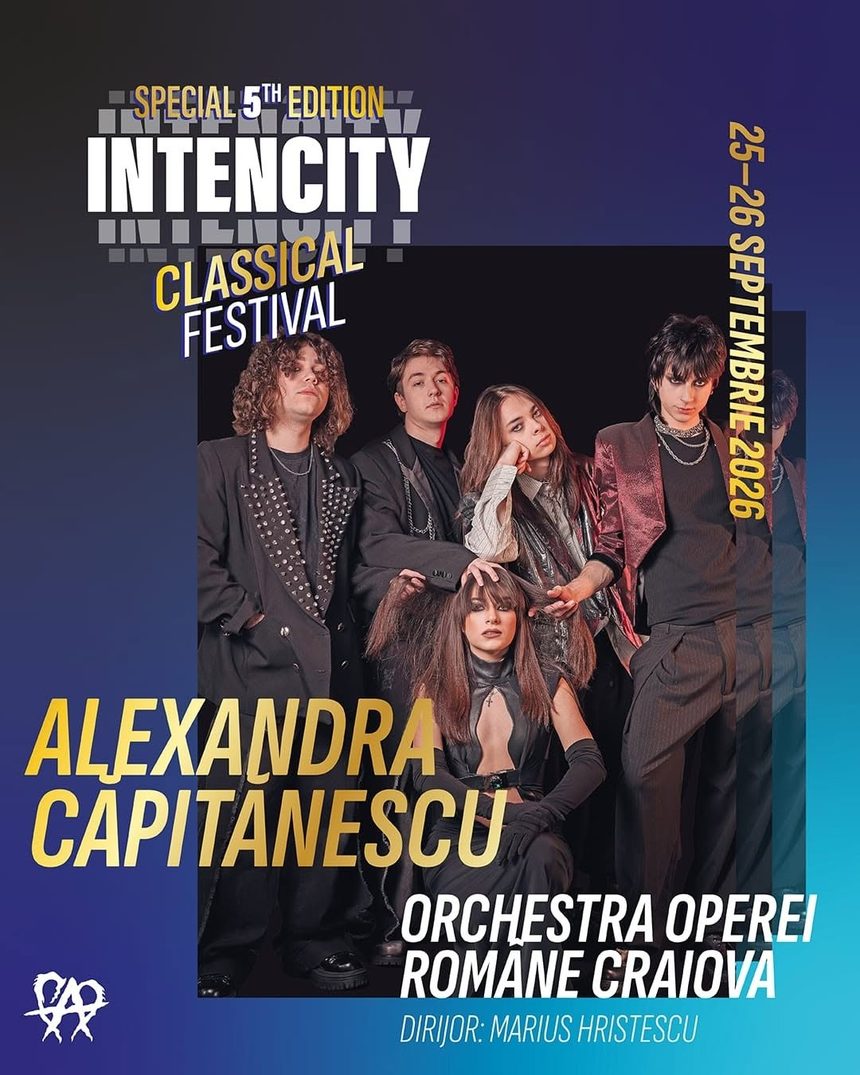 Alexandra Căpitănescu vine la IntenCity Classical