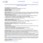 Romanian press release page with EU and government logos at the top, centered title 'Comunicat de presă' and project details in the body