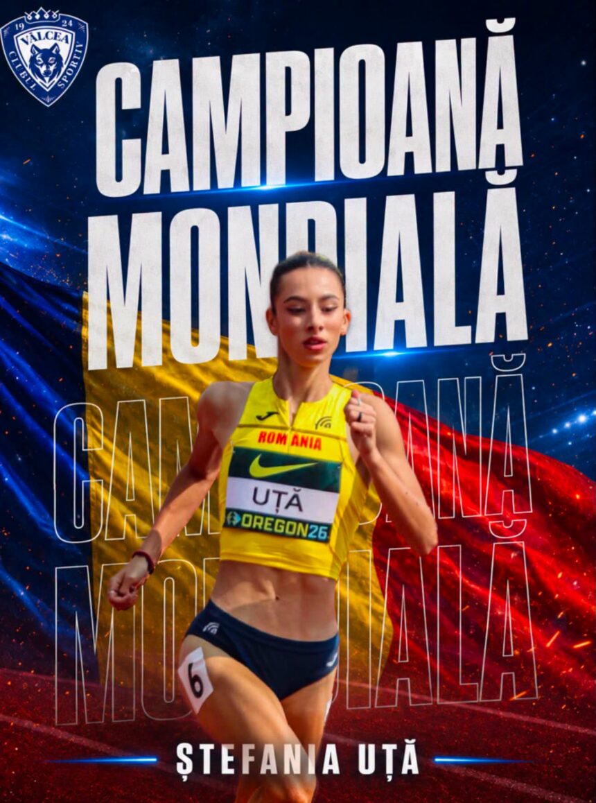 Olteanca Ștefania Uță este campioană mondială la atletism