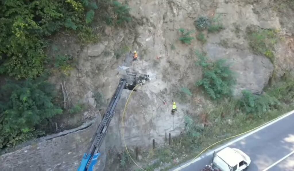 DRDP Craiova: Lucrări în avans pe Valea Oltului. Foto: Captură video