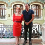 Charlie Ottley în Craiova. Foto: Facebook/Lia Olguta Vasilescu