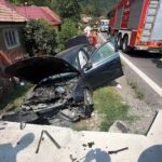 Accident grav pe DN7: Două persoane au ajuns la spital
