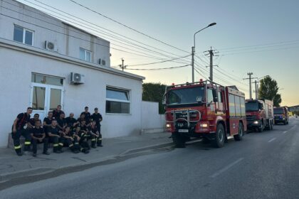 Mehedinți: pompierii, în lupta cu incendiile de vară