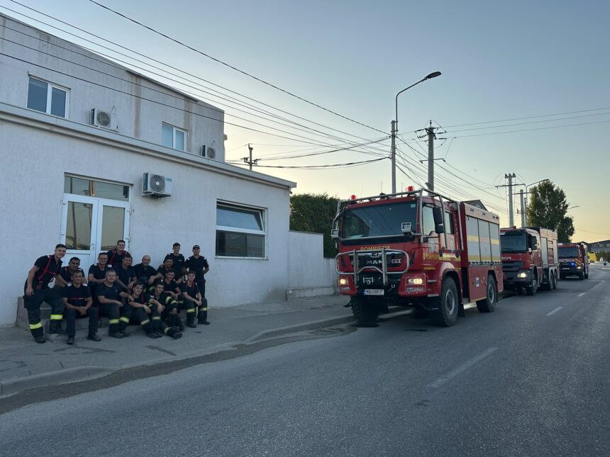 Mehedinți: pompierii, în lupta cu incendiile de vară