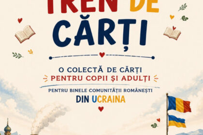 „Un tren de cărți” pornește spre românii din Ucraina