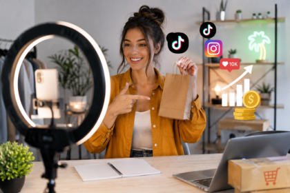 Poți face bani din social media fără să fii influencer celebru. Foto generată cu AI