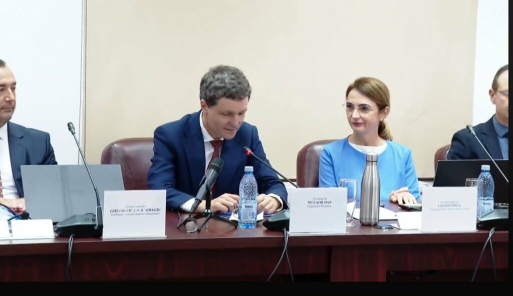 Nicuşor Dan cere echilibru în justiţie, la şedinţa CSM. Foto: Captură video/ Facebook