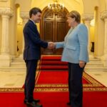 Angela Merkel, primitã la Cotroceni de Nicuşor Dan. Foto: presidency.ro