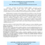 Press release header with EU flag and Romanian seal, title 'COMUNICAT DE PRESĂ' and opening Romanian paragraphs about sustainable development in Dolj.