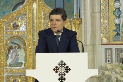 Nicușor Dan, discurs la Catedrala Neamului despre naționalism. Foto: Captură video/ Facebook