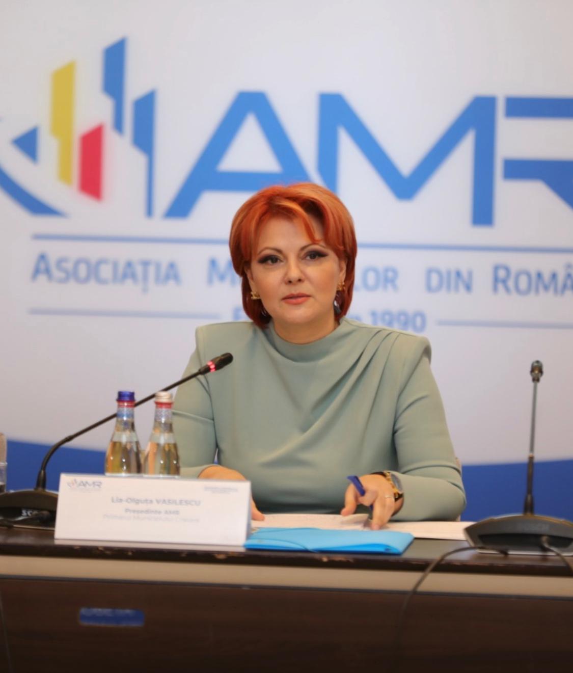 Olguța Vasilescu: Primăriile rămân fără fonduri de la stat. Foto: Facebook/AMR
