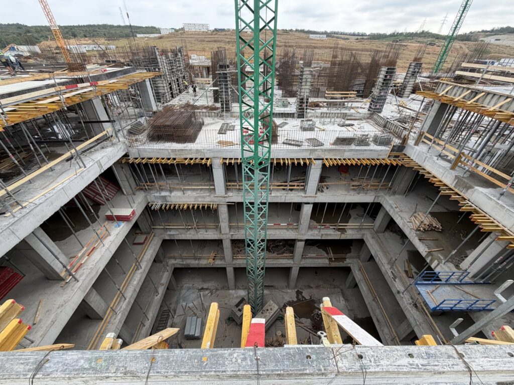 Spitalul Regional Craiova: progres major pe șantier
