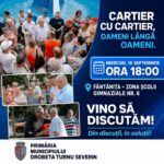 Primăria Severin continuă întâlnirile în cartiere