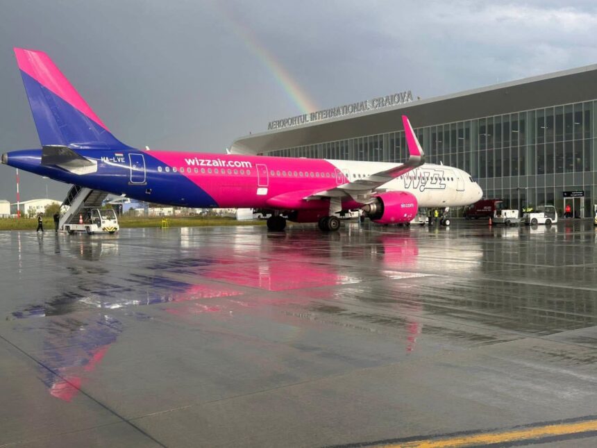 Wizz Air reduce zborurile de la Craiova din octombrie