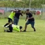 Bătaie la fotbal în Vâlcea: Jucător la spital, agresor reținut