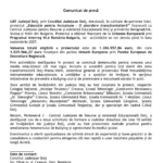 Comunicat de presă privind derularea proiectului „Educație pentru incluziune – O abordare transfrontalieră”