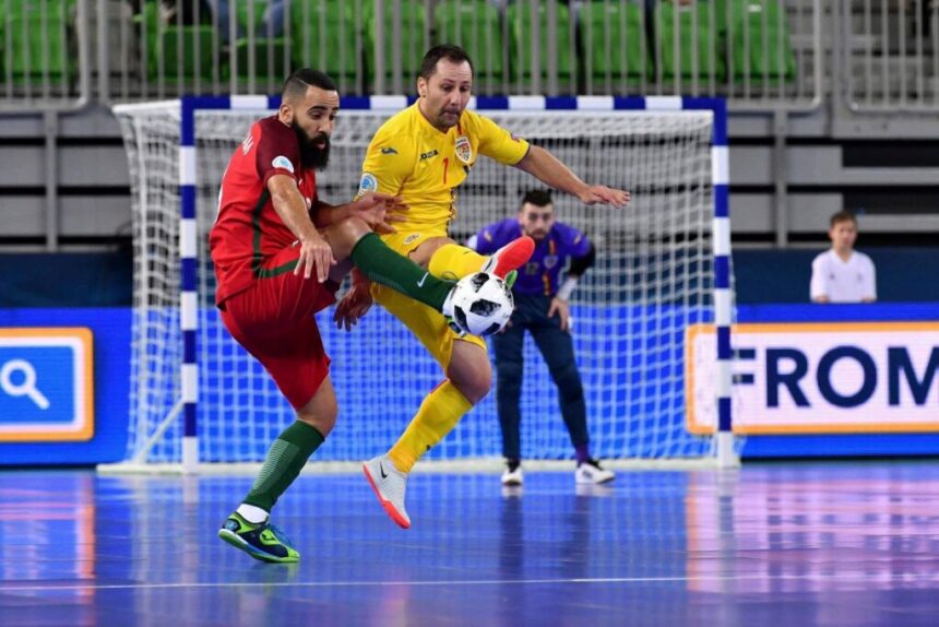 Florin Ignat, la prima acțiune ca selecționer al naționalei de futsal U19 a României!