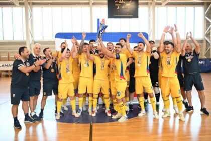 Naționala de futsal a României a cucerit trofeul turneului Futsal Week September Cup