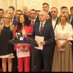 Boicot în Parlament: PNL și USR protestează dur. Foto: Captură video
