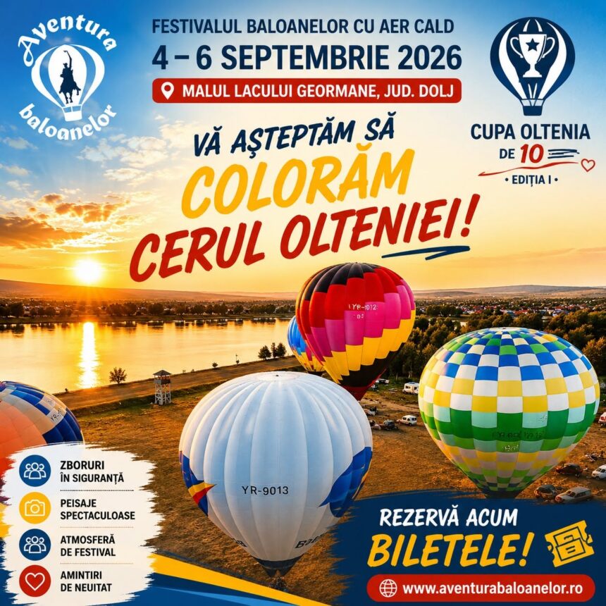 Aventura Baloanelor revine la Lacul Geormane