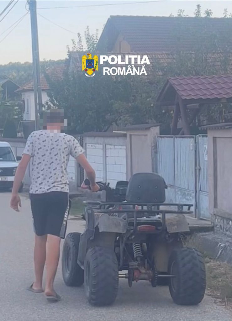 Două ATV-uri, oprite de polițiști în Vâlcea